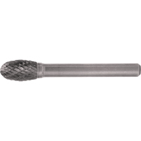 Fraises au carbure solide - Forme ovale, SE-1, 1/4" dia., 1/4" Tige, 3/8" Prof. de la coupe Ontario Packaging