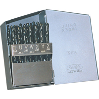 Jeux de forets, 26 morceaux, Acier rapide Ontario Packaging