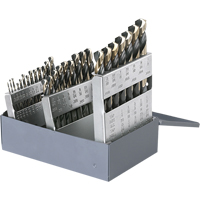 Jeux de forets, 60 morceaux, Acier rapide Ontario Packaging
