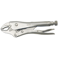 Super Heavy-Duty Locking Pliers with Cutter, 5" Length, Curved Jaw Ontario Packaging