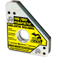 Magnetic Welding Squares, 3-3/4" L x 3/4" W x 4-3/8" H, 75 lbs. Ontario Packaging