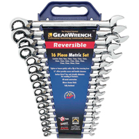 Reversible Wrench Set, Combination, 16 Pieces, Metric TGZ813 | Ontario Packaging