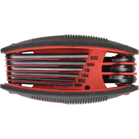 Folding Hex Key Set, 9 Pcs., Imperial Ontario Packaging