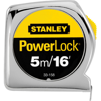 PowerLock<sup>®</sup> Measuring Tape, 1"/16ths of an Inch x 16', 16th Milimeters Graduations TK989 | Ontario Packaging