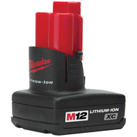 M12 Redlithium High-Capacity Battery, Lithium-Ion, 12 V, 3 A Ontario Packaging