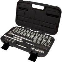 Jeux de douilles SAE/m&eacute;triques 1/4" et 3/8", 41 Mcx Ontario Packaging