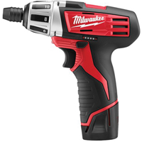 Ensemble perceuse/tournevis sous-compact sans fil, 1/4", 12 V, 150 lb-po couple max., Lithium-ion bloc-pile Ontario Packaging