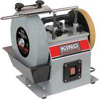 Wet/Dry Sharpener, 10" Wheel Diameter, 1/4 HP, 115 RPM Ontario Packaging