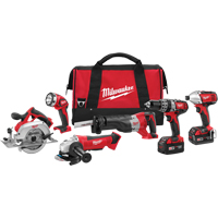Trousse combin&eacute;e &agrave; 6 outils sans fil M18, Lithium-ion, 18 V Ontario Packaging