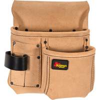 Demi-Tablier De Menuisier, Porte-outil multiple, Cuir, 4 Poches Ontario Packaging