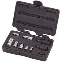 Jeu de douilles &agrave; joints et d'adaptateurs de douilles universelles 1/4", 3/8" et 1/2" &agrave; 10 pi&egrave;ces Ontario Packaging