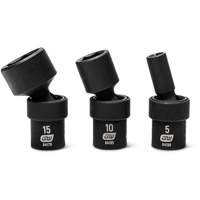 Jeu de 12 douilles m&eacute;triques flexibles universelles &agrave; chocs 1/4" &agrave; 6 pans Ontario Packaging