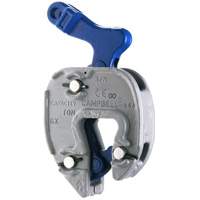 GX Plate Clamp with Chain Connector, 1000 lbs. (0.5 tons), 1/16" - 5/16" Jaw Opening TQB418 | Ontario Packaging