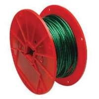 Wire Cable, 250' (76.2 m) x 1/16", 28 lbs. (0.014 tons), Vinyl Coated Ontario Packaging