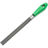 Double Cut File with Green Handle, Half Round, 8", Bastard Ontario Packaging
