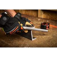 Double Cut File with Green Handle, Half Round, 8", Bastard Ontario Packaging