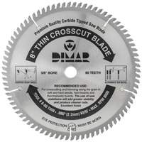 Industrial Saw Blade - Crosscut Thin Kerf, 8", 80 Teeth, Wood Use Ontario Packaging