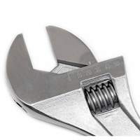 Adjustable Tapered Handle Wrench - Carded, 18" L, 2-1/16"/53 mm Max Width, Chrome/Polished Ontario Packaging