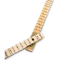 R&egrave;gle de maçon surdimensionn&eacute; Red End, 6' lo, Bois, Graduations de 1/16" Ontario Packaging