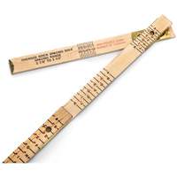 R&egrave;gle de maçon surdimensionn&eacute; Red End, 6' lo, Bois, Graduations de 1/16" Ontario Packaging
