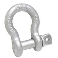Anchor Shackle, 3/16", Screw Pin, Hot Dip Galvanized Ontario Packaging