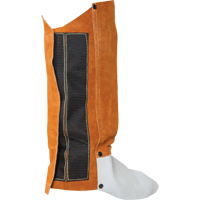 Leather Spats, 14" L, Lava Brown Ontario Packaging