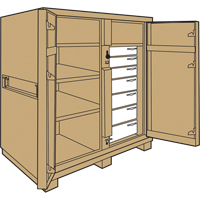 Jobmaster<sup>®</sup> Cabinet, Steel, 54.9 Cubic Feet, Beige TTW235 | Ontario Packaging