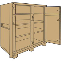 Jobmaster<sup>®</sup> Cabinet, Steel, 59.4 Cubic Feet, Beige TTW238 | Ontario Packaging