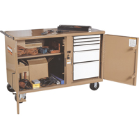 StorageMaster<sup>®</sup> Heavy-Duty Rolling Work Bench, 54-1/4" W x 37-3/8" H x 26" D, 2600-2700 lbs. Capacity TTW263 | Ontario Packaging