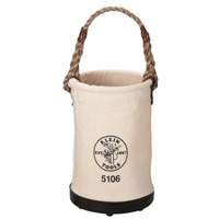 Seau &agrave; paroi droite, 14" h, Toile, Beige Ontario Packaging