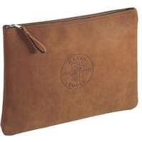Contractor's Leather Portfolio Zipper Bag, Tool Holder, Leather, 1 Pockets Ontario Packaging