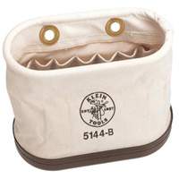 Seau ovale a&eacute;rien, Toile, 15 pochettes, Naturel Ontario Packaging