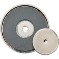 Ceramic Shallow Pot Magnet, 1-3/8" Dia., 12 lbs. Pull Ontario Packaging