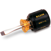 Heavy-Duty Slot Keystone Screwdriver, 5/16", 3-7/16" L, Cushion Grip Handle Ontario Packaging