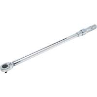 Ratcheting Head Micrometer Torque Wrench, Click, 1/2" Square Drive, 50 - 250 lbf. Ft Ontario Packaging