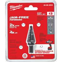 Foret &eacute;tag&eacute; no 3, 1/4" - 3/4", Incr&eacute;ments de 1/16", Acier rapide Ontario Packaging