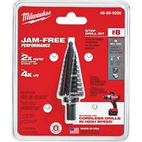 Foret &eacute;tag&eacute; no 8, 1/2" - 1", Incr&eacute;ments de 1/16", Acier rapide Ontario Packaging