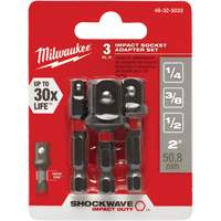 Shockwave Impact Driver Socket Adapter Set, 1/4" Drive Size, Ball, 1-7/8" L Ontario Packaging