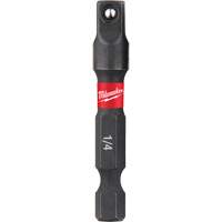 Shockwave Impact Driver Socket Adapters, 1/4" Drive Size, 1/4" Male Size, Ball, 1-7/8" L Ontario Packaging