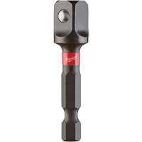 Shockwave Impact Driver Socket Adapters, 1/4" Drive Size, 3/8" Male Size, Ball, 1-7/8" L Ontario Packaging