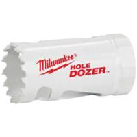 Scie-cloche Hole Dozer avec arbre, 1-1/8", Profondeur de la coupe 1-5/8", Bim&eacute;tal Ontario Packaging