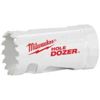 Scie-cloche Hole Dozer avec arbre, 1-1/4", Profondeur de la coupe 1-5/8", Bim&eacute;tal Ontario Packaging