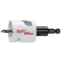 Scie-cloche Hole Dozer avec arbre, 1-3/4", Profondeur de la coupe 1-5/8", Bim&eacute;tal Ontario Packaging