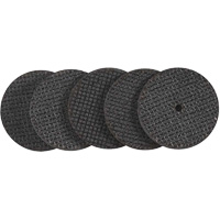 Reinforced Cut-Off Wheels, 1-1/2" x 0.045", None Arbor, Type 1, Aluminum Oxide, 40000 RPM Ontario Packaging