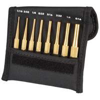Brass Drive Pin Punch Set, 8 Pieces TYK724 | Ontario Packaging