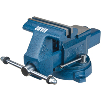 Utility Workshop Vise, 6" Jaw Width, 3-4/10" Throat Depth Ontario Packaging
