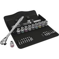 Zyklop Imperial Metal Ratchet with Switch Lever Set, 29 Pcs, 1/2" Drive Size Ontario Packaging