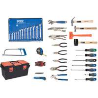 Deluxe Tool Set with Plastic Tool Box, 56 Pieces TYP012 | Ontario Packaging
