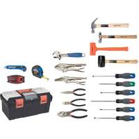 Essential Tool Set with Plastic Tool Box, 28 Pieces TYP013 | Ontario Packaging