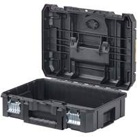 Coffre &agrave; outils avec dessus plat TSTAK II, 17-1/4" x 13" x 6-3/8", Noir Ontario Packaging